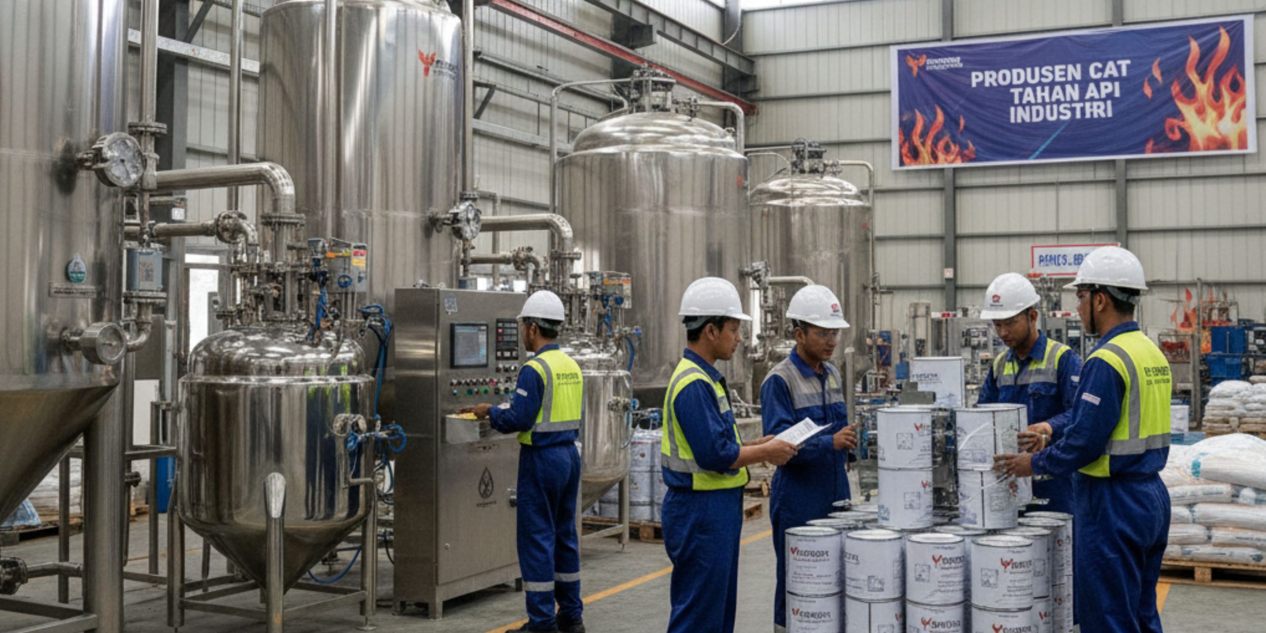 Produsen Cat Tahan Api Industri