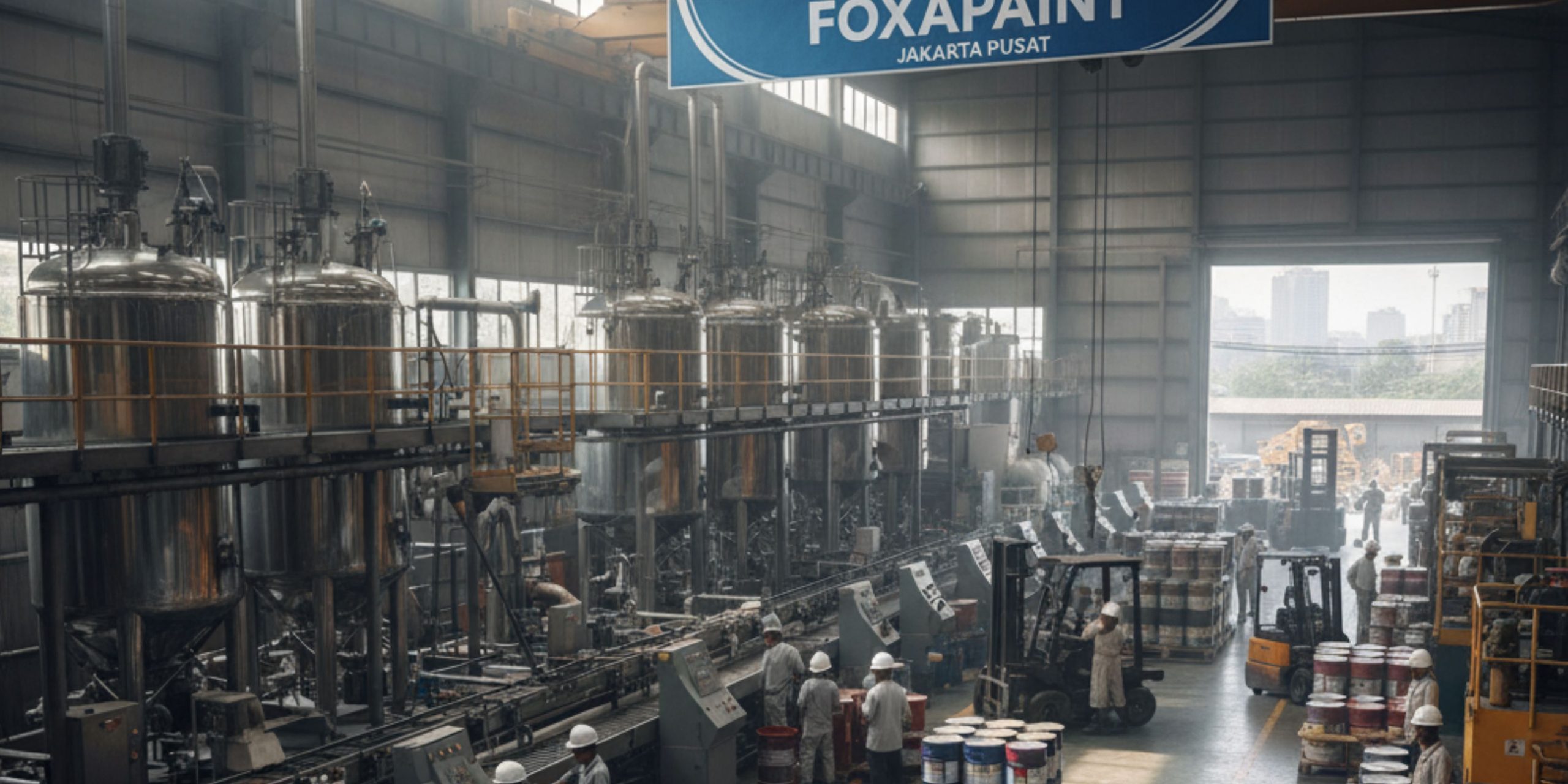 gambar didalam pabrik produsen cat industri jakarta pusat