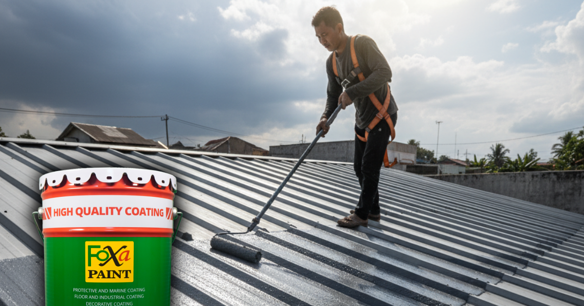 Aplikasi cat atap galvalum tahan cuaca ekstrem