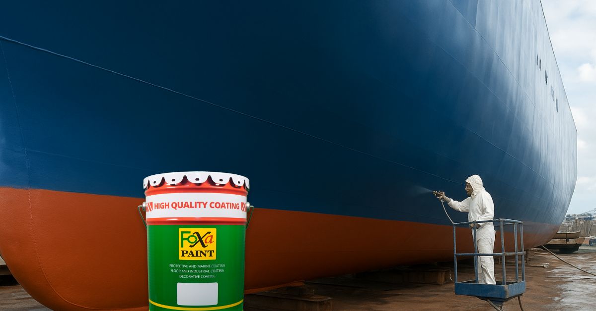 Cat kapal anti karat epoxy melindungi lambung kapal dari karat dan korosi air laut