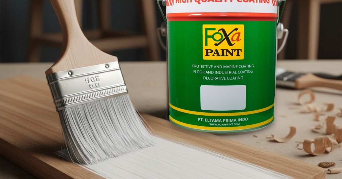 Cat kayu anti rayap FoxaPaint untuk furniture tahan lama