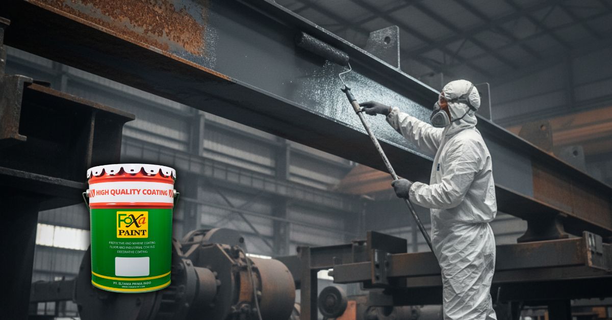 Cat anti karat besi untuk melindungi logam dari korosi dan karat