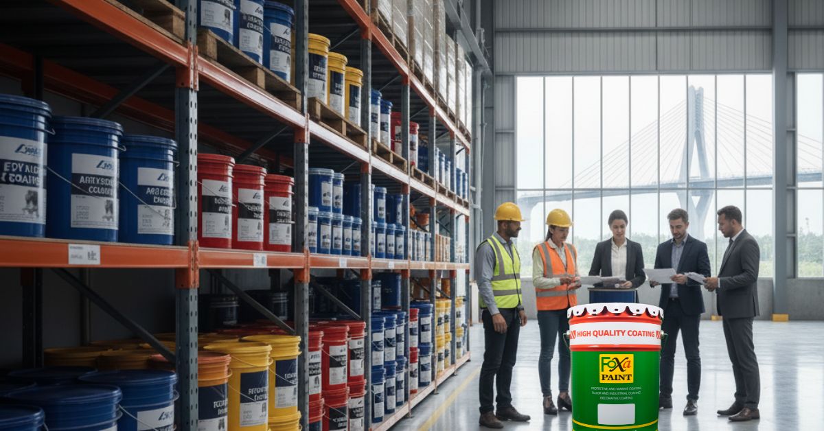 Supplier cat industri terpercaya menyediakan berbagai jenis cat untuk pabrik, gudang, dan infrastruktur.