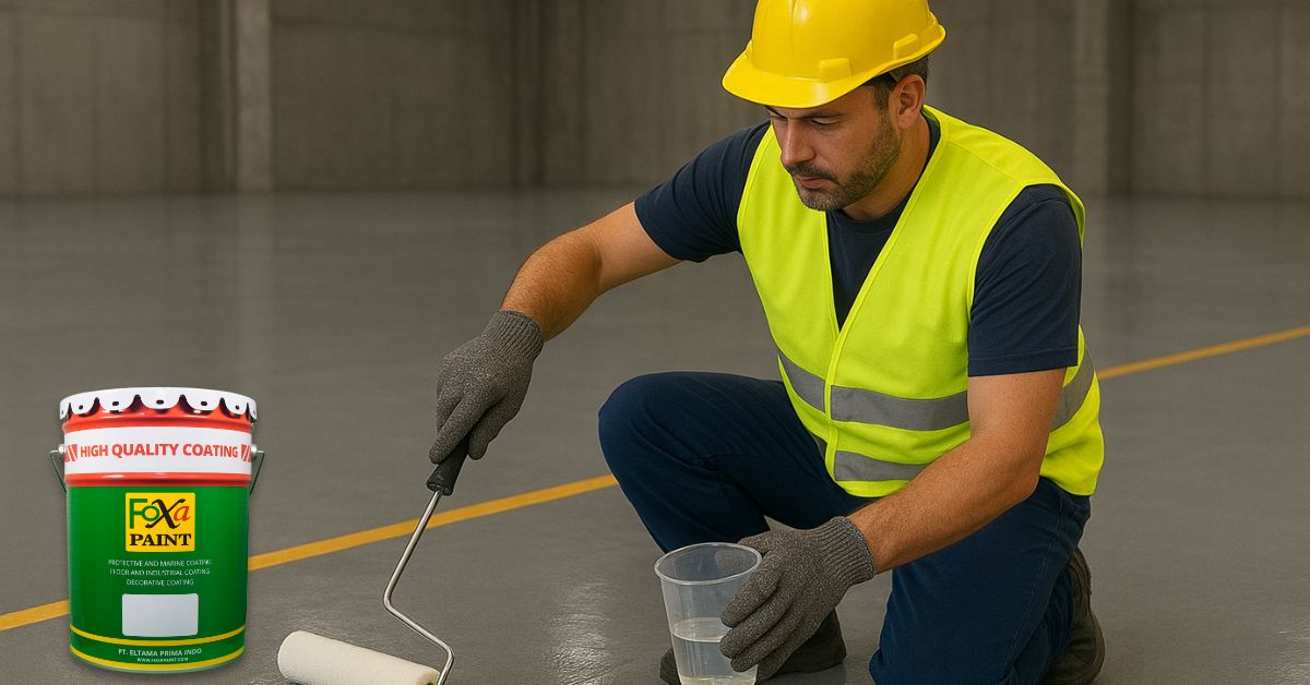 SEBAGAI AHLI BAHASA DAN JUGA SEO SPECIALIST UNTUK Jasa Pembuatan Website. BERIKAN LIST LSI UNTUK KEYWORD "Supplier Hardener Epoxy Lantai Tahan Panas" dan faqnya dan secondary Pekerja mengaplikasikan hardener epoxy lantai tahan panas berwarna bening di area industri, memberikan perlindungan pada permukaan lantai dari suhu ting