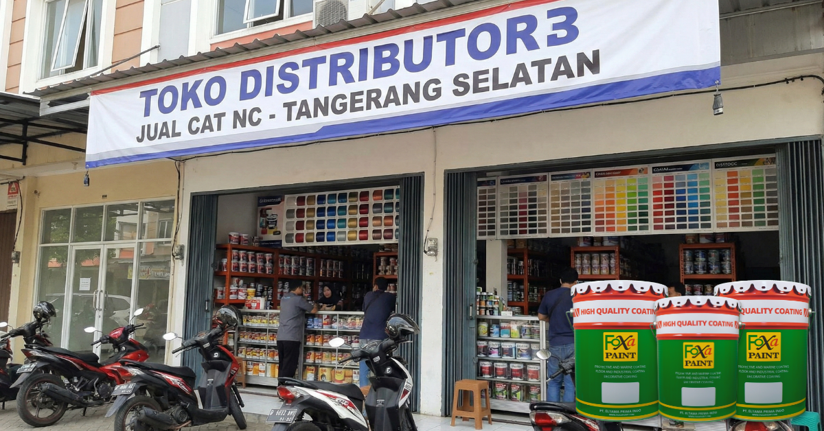 Toko Distributor Cat NC Tangerang Terlengkap