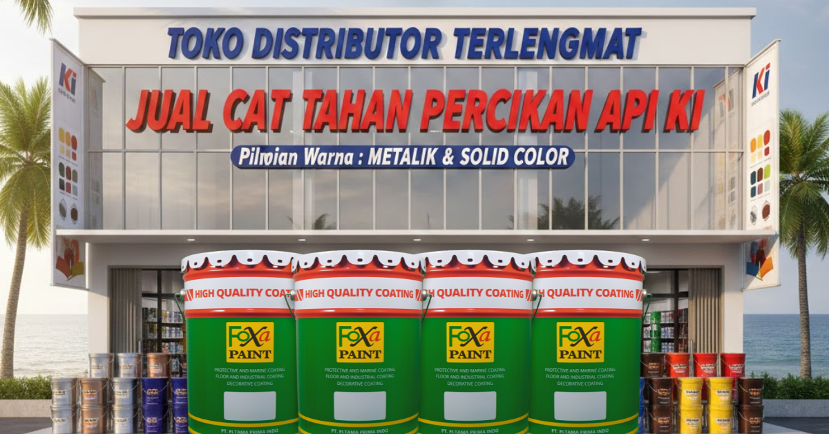Toko distributor Cat Terlegkap