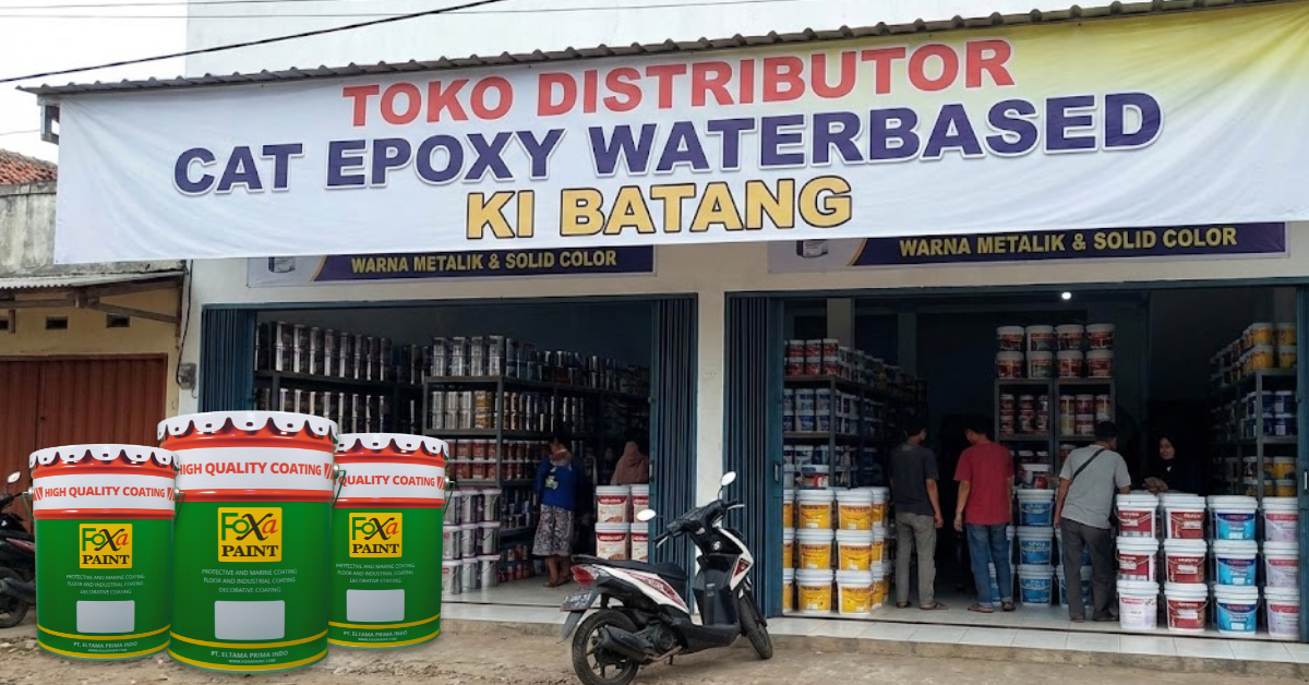 Foto toko resmi distributpr Foxapaint