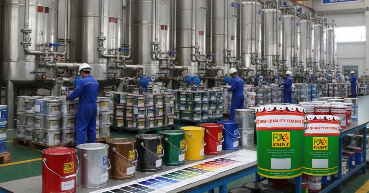 Pabrik cat Foxapaint (ils)