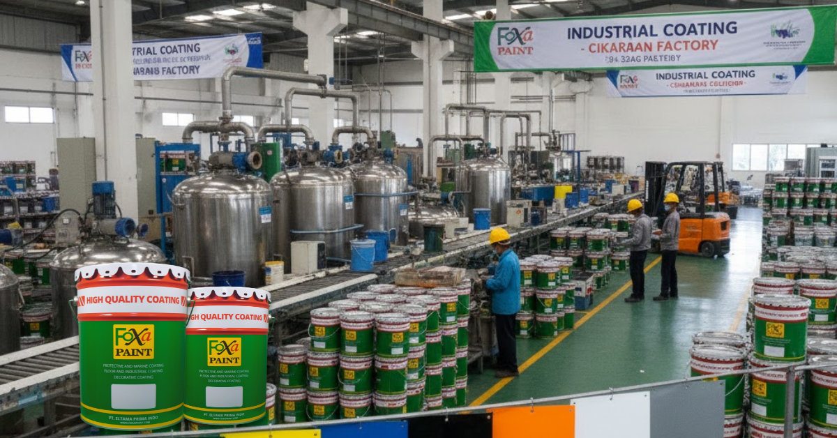 Foto Proses produksi Foxapaint