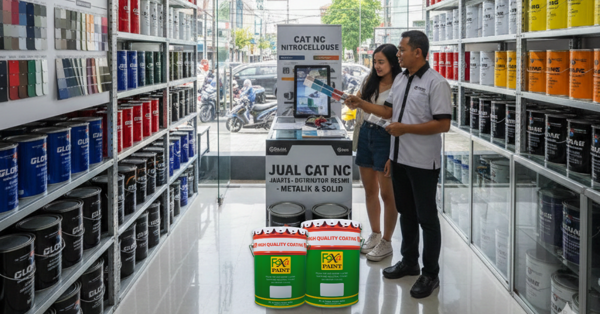 Toko cat duco di Jakarta yang menjual cat NC Nitrocellulose.