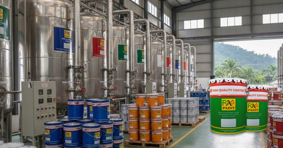 Pabrik cat industri Foxapaint Bogor