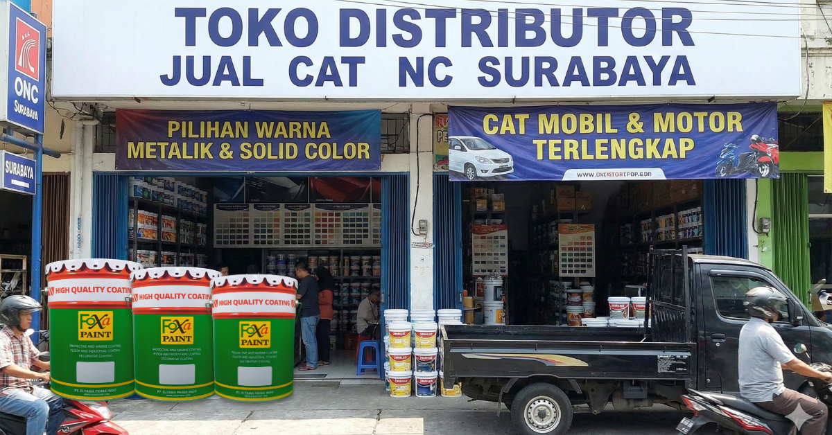 Toko distributor cat terlengkap disurabaya