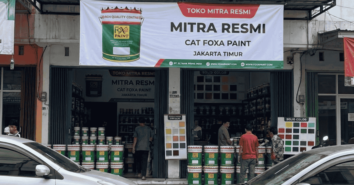 Toko Mitra Resmi Cat Foxapaint
