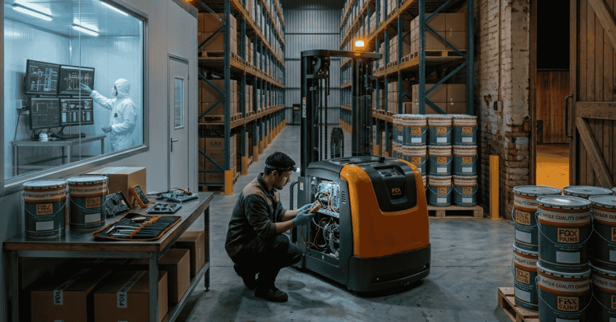 Kemitraan agen cat Foxapaint Depok dengan sistem distribusi terintegrasi, dukungan teknis, dan produk coating berkualitas tinggi untuk proyek industri